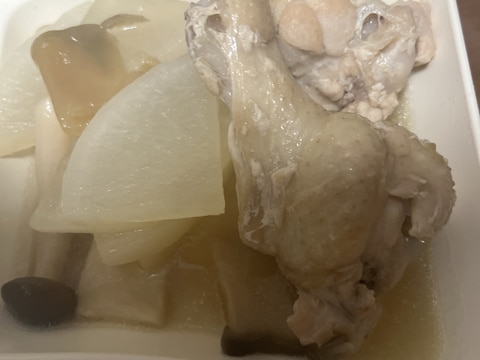 煮込むだけ!ほったらかしでOK!手羽元と大根の煮物
